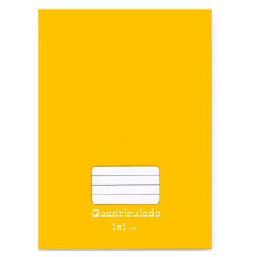 Imagem de Caderno Pedagógico C.D. Brochura 1X1cm Tamoio - Quadriculado Amarelo