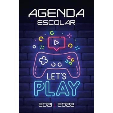 Imagem de Agenda escolar 2021 2022: Planificador escolar diario | Septiembre de 2021 a Agosto de 2022 | 2 días por página | Ideal para Colegio, secundaria, estudiante | Gamer Let’s Play