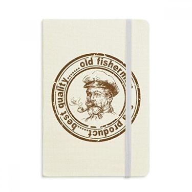 Imagem de Caderno clássico do capitão do velho pescador com capa dura em tecido oficial