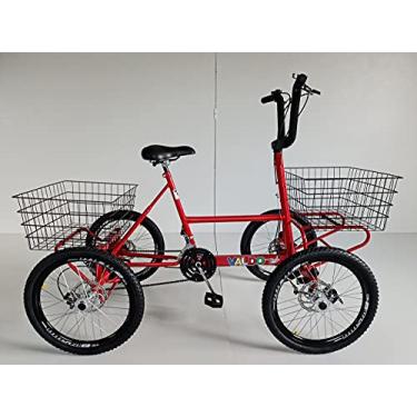 Imagem de QUADRICICLO ADULTO - 21 MARCHAS - VÁRIAS OPÇÕES DE CORES* (Vermelho)