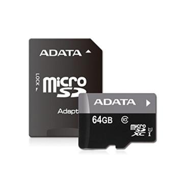 Imagem de Micro SD Adata AUSDX64GUICL10-RA1 64GB MICROSDXC