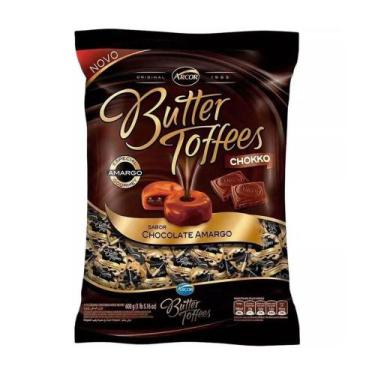 Imagem de Bala Butter Toffees Chokko Chocolate Amargo 500G - Arcor