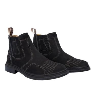 Imagem de Botina Vaquejada Masculina Feminina Couro Legitimo Bota Agro Vaqueiro