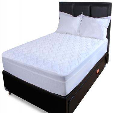 Imagem de Protetor Colchão Impermeável 100 Algodão Queen 158x42cm Bf Co