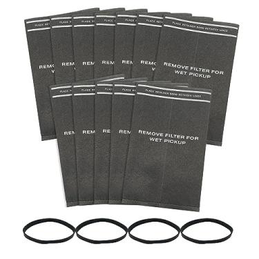 Imagem de S SMILEFIL Pacote com 12 sacos de filtro de pano de poeira 9-38737 sacos de vácuo secos e úmidos para artesãos, aspirador de pó de 2 a 2,5 galões e aspirador de pó Powerhead, 12 sacos de aspirador de
