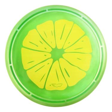 Imagem de Yikun Professional Disc Golf Midrange |Tartaruga Fruit Tomahawk |170-175g| Golfe profissional aprovado pela PDGA, disco de golfe versátil de médio alcance perfeito para jogos ao ar livre e competições [Limão]