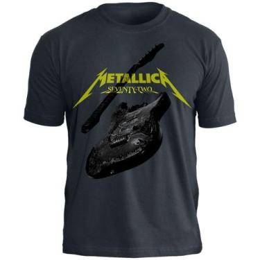 Imagem de Camiseta Metallica M72 Guitar - Stamp