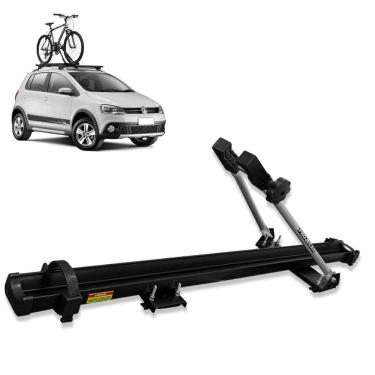 Imagem de Rack de Teto Transbike Universal Alumínio Preto Projecar