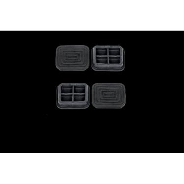 Imagem de Kit 4 Borrachaspreta P/ Suporte Do Step Maktub