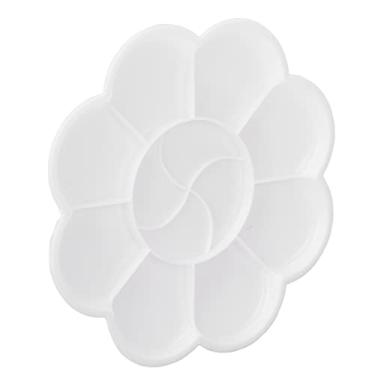 Imagem de Bandeja de Mistura de Cores de Batom de Maquiagem de Paleta de Tinta Branca Fonte de Arte