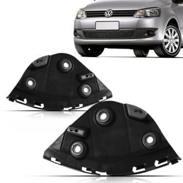 Imagem de Par Guia Parachoque Dianteiro Volkswagen Fox 2010 2011 2012 2013 2014