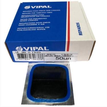 Imagem de Manchão Reparo Pneus Carros Caminhões VF 08 67x67mm 50 Un - VIPAL