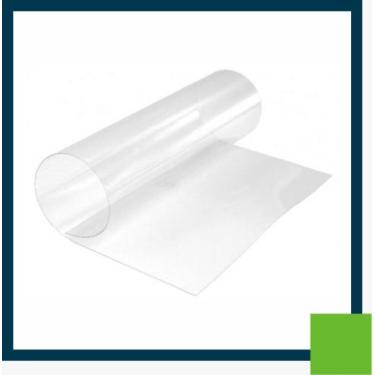 Imagem de 02 Folhas Acetato 60x90 Cm Transparente Espessura 0,30mm - Carraschi E