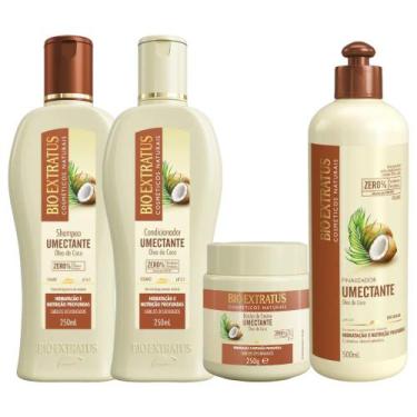 Imagem de Kit 1 Shamp 1 Cond 1 Banho Umectante 250ml + 1 Finalizador 500ml - BIO