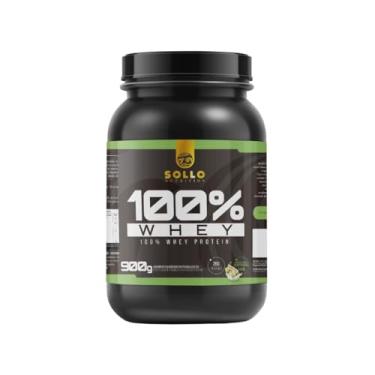 Imagem de 100% Whey Protein 900g - Sollo Nutrition - Sabores (900g, Chocolate Branco com Pistache)