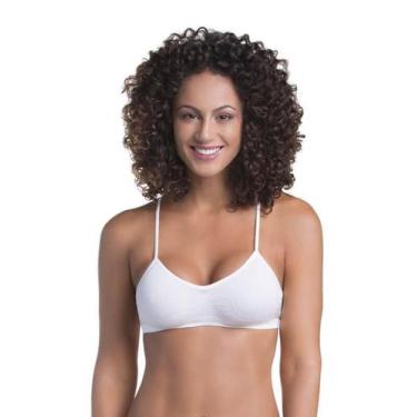 Imagem de Sutiã Nadador Trifil C01155/1155 Sem Costura, M, Branco