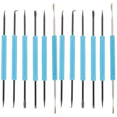Imagem de 12 Peças Auxiliares De Soldagem Ferramenta Auxiliar De Soldagem Fluxo Para Solda Ferramenta t Aparelhos De Limpeza Pavio De Solda Aço Carbono Aquecimento Ferramentas Para Reparar