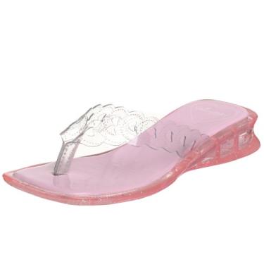 Imagem de UNIONBAY Calcinha fio dental Allie-g Jelly Heart para crianças pequenas/grandes, rosa, 12.5 Little Kid