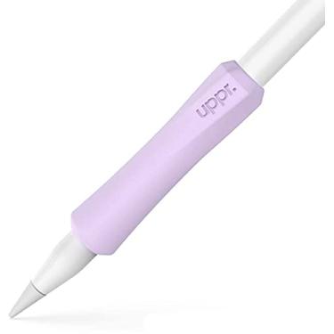 Imagem de Suporte ergonômico de silicone premium NimbleGrip da UPPERCASE, compatível com Apple Pencil e Apple Pencil 2, Roxa, 1 Pack, 1