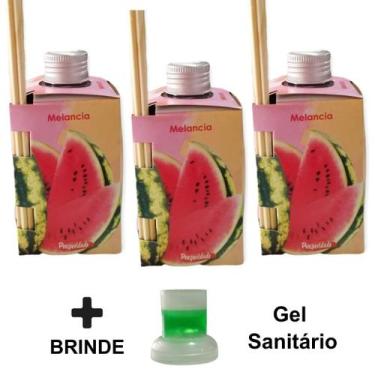 Imagem de 3 Aromatizador Ambiente Luz Aromas Difusor Vareta 280ml Odorizador Per