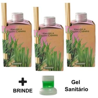 Imagem de 3 Aromatizador Ambiente Luz Aromas Difusor Vareta 280ml Odorizador Per