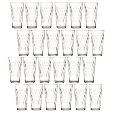 Imagem de Copo Vidro 350ml Vitrage Suco Agua Glamour Luxo Nadir - 24 Un - NADIR 