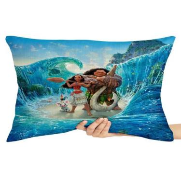 Imagem de Capa Travesseiro fronha com ziper 50x70  princesa oceano - Empório Dut