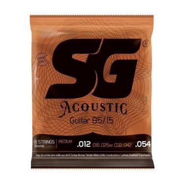 Imagem de Encordoamento Sg Cordas 0.12 P/ Violão Aço