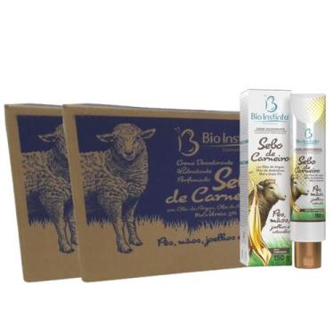 Imagem de Kit 24 Creme Sebo Carneiro Óleo De Argan 150G - Bio Instinto