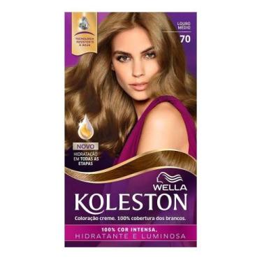 Imagem de Coloração Koleston Kit Louro Médio - 70