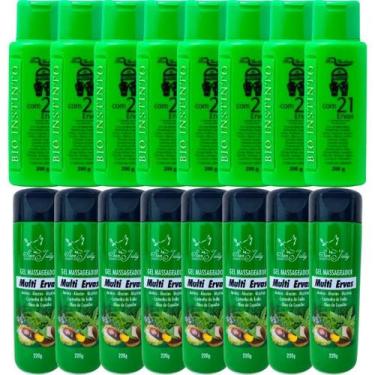 Imagem de Revenda Atacado 8 Gel Detonador com 21 Ervas + 8 Gel Massageador Multi