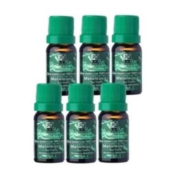 Imagem de Kit 6 Oleo Essencial de Melaleuca Tea Tree Puro 10 ML Original RHR