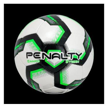 Imagem de Bola campo storm costurada - Penalty, Branco, Laranja, Azul