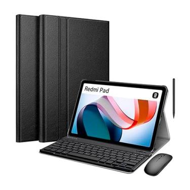 Imagem de BDNET, Case Magnética + Teclado Abnt2 + Mouse ParaTablet Redmi Pad 10,6