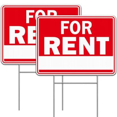 Imagem de Pacote com 2 placas para alugar com suporte