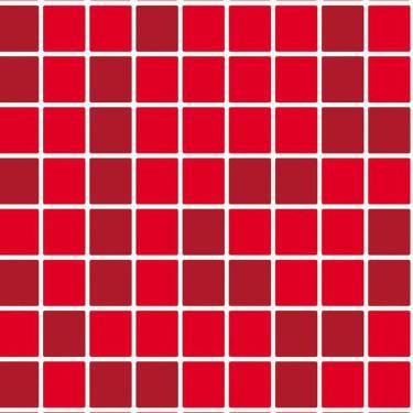 Imagem de Papel De Parede Pastilhas Vermelhas Adesivo Banheiro Cozinha