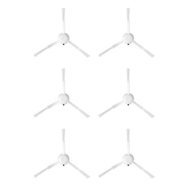 Imagem de NUHFUFA 6 peças de reposição de escovas laterais, acessórios para aspirador de pó robôs compatíveis com Xiao-mi Mijia X20/X20 Plus Sweeper