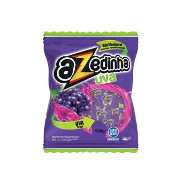 Imagem de Bala Mastigável Azedinha Uva Riclan 500g