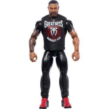 Imagem de Mattel WWE Roman Reigns Action Figure, Main Event Series #151 6-inch Collectible with 10 Articulation Points & Life-Like Look