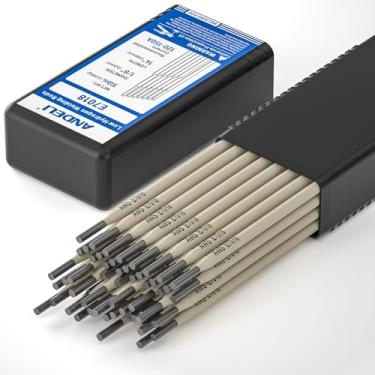 Imagem de ANDELI Vara de soldagem eletrodos de aço carbono acessórios de soldagem equipamento de soldagem a arco (hastes de soldagem, E7018 2,3 kg, 1/20.3 cm)