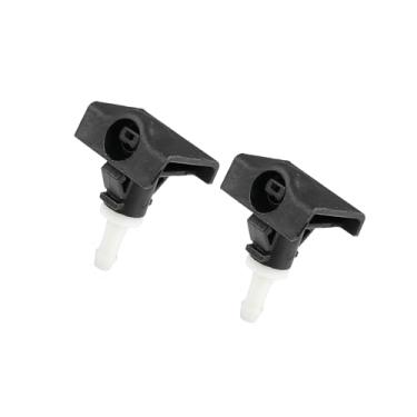 Imagem de INFINAUTO Bocal de limpador de para-brisa Spray Jet Fit para Nissan Maxima 2009-2011 No.289329N00A - Pacote com 2 design preto elegante