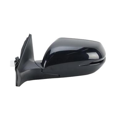 Imagem de 9 fios conjunto de espelho lateral preto manual dobrável espelho retrovisor acessórios para carro, compatível com Honda CRV 2017 2018 2019-2022 versão dos EUA(1pc left)