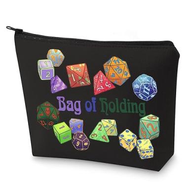 Imagem de WZMPA Dungeon Dice Survival Kit Dungeon Master Bolsa de presente para cosméticos com zíper bolsa para mercadorias D20 RPG