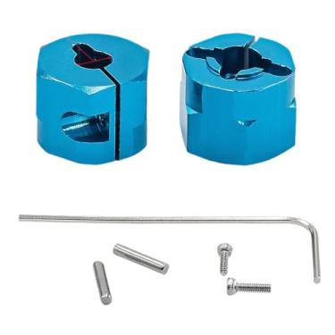 Imagem de Colaxi 2 peças 1/10 Escala RC ROW RODA Adaptadores de cubo de 12 mm Modificação DIY Substitua peças Ligas de alumínio leves resistentes