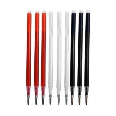 Imagem de Refil Caneta Mágica Fantasminha Tecido Apaga Calor Vermelho, Preto e Branco - 5 Uni. Vermelho, 5 Uni. Branco e 5 Unidades na Preto Artesãos E Profissionais