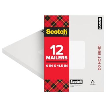 Imagem de Scotch Correio de foto/documentos, 22,8 x 29,9 cm, pacote com 12 (7917)