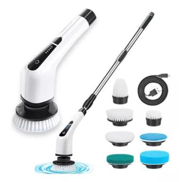 Imagem de Escova De Limpeza Ajustável Janela Banheiro e Cozinha Ferramenta7 em 1