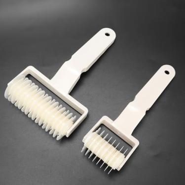 Imagem de Cortador de Pastelaria, Ferramenta de Cortador de Pastelaria Cortador de Massa de Treliça Com Alça Ergonômica Cortador de Treliça Ferramenta de Pastelaria para Pizza, Biscoitos e