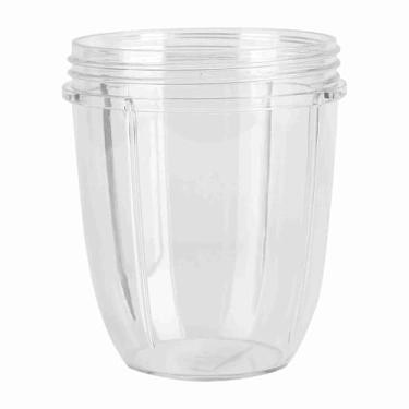 Imagem de Caneca de reposição de copo de plástico BPA para tampas extratoras de 900 W e liquidificadores, 510 g, 680 g, 940 ml, capacidade para lava-louças, transparente (510 g)