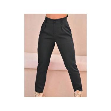 Imagem de Calça Feminina   Slim Com Anel  Alfaiataria Elegante Social e Casual -